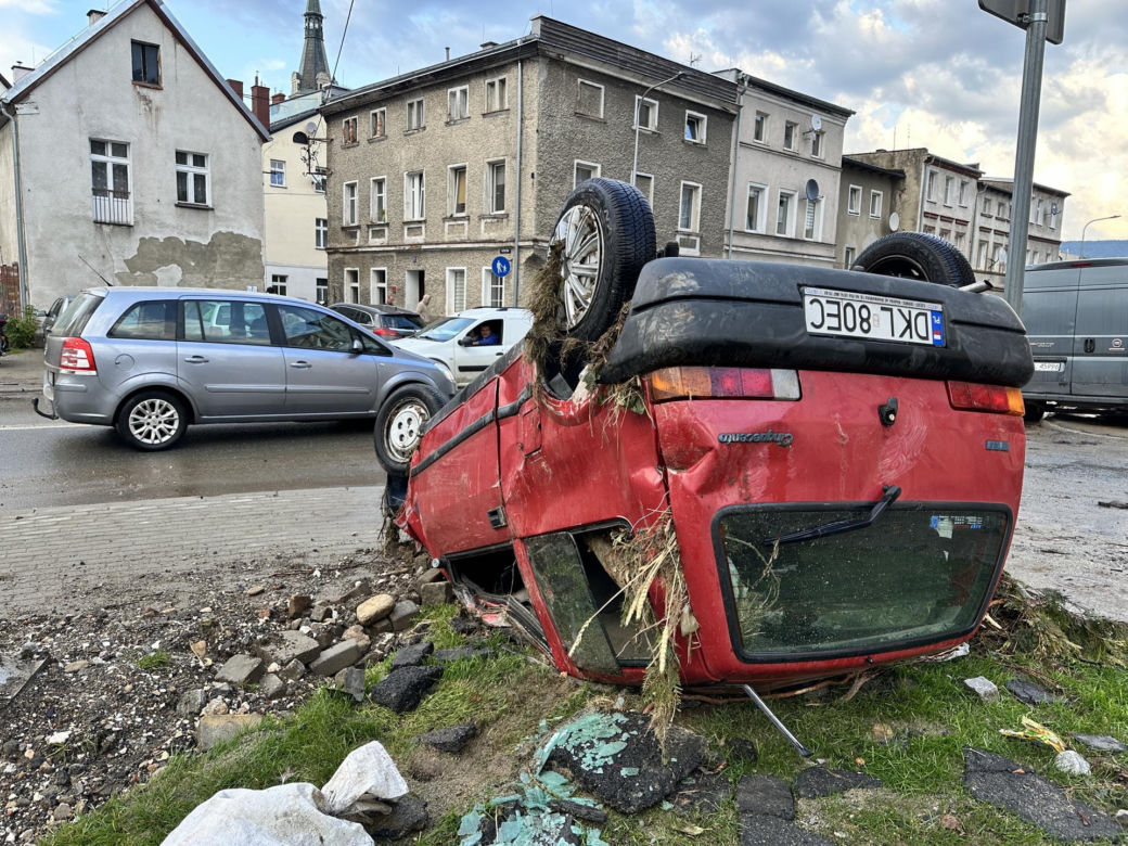 Lądek-Zdrój po przejściu fali powodziowej