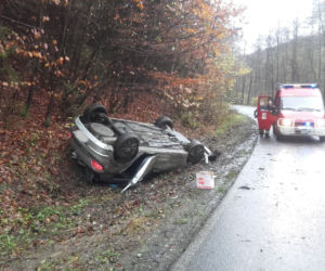 Wypadek na drodze wojewódzkiej 163 