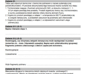 Matura rozszerzona 2022 chemia - arkusz PDF