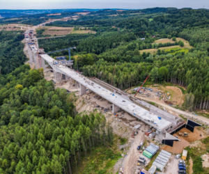 Budowa drogi S19. Najwyższa estakada w Polsce