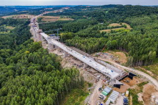 Budowa drogi S19. Najwyższa estakada w Polsce