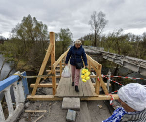 Wojna na Ukrainie. Zniszczona cerkiew w powiecie żytomierskim 