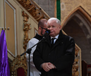 Pogrzeb posła Strzałkowskiego. Pojawił się Jarosław Kaczyński