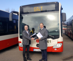 Podpisanie umowy najmu 48 nowych autobusów w Gdańsku