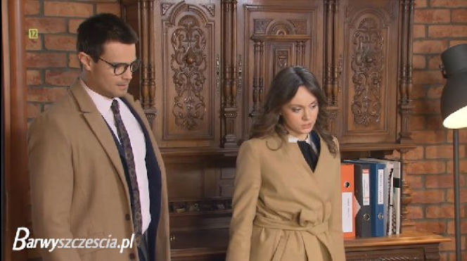 Barwy szczęścia.Oliwier Jakubczyk (Mikołaj Krawczyk), Natalia (Maria Dejmek)