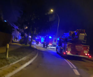 Nocny pożar w Rzeszowie. Palił się garaż przy ul. Kwietniowej