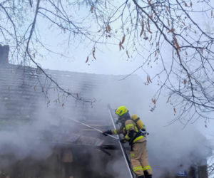 Pożar pod Wrocławiem