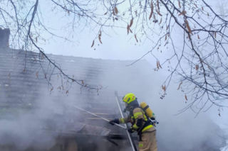 Pożar pod Wrocławiem