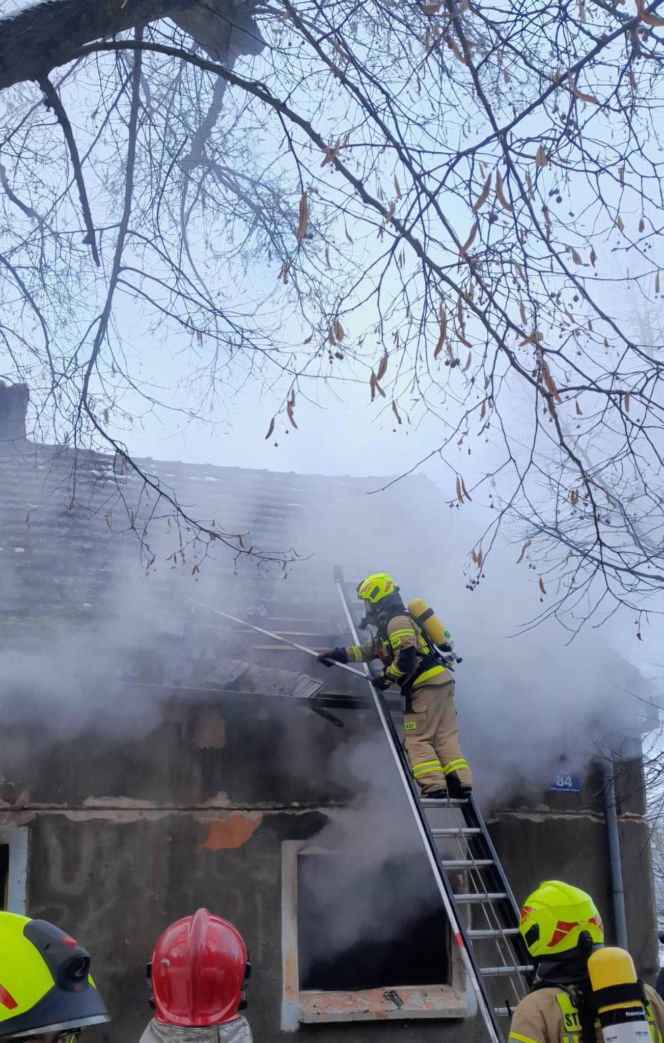 Pożar pod Wrocławiem