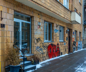 Graffiti w centrum Warszawy w 2026 r.