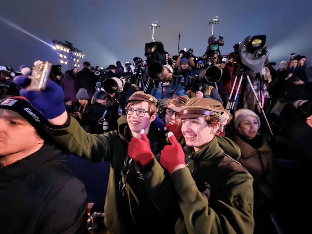 Wystąpienie Joe Bidena w Arkadach Kubickiego w Warszawie