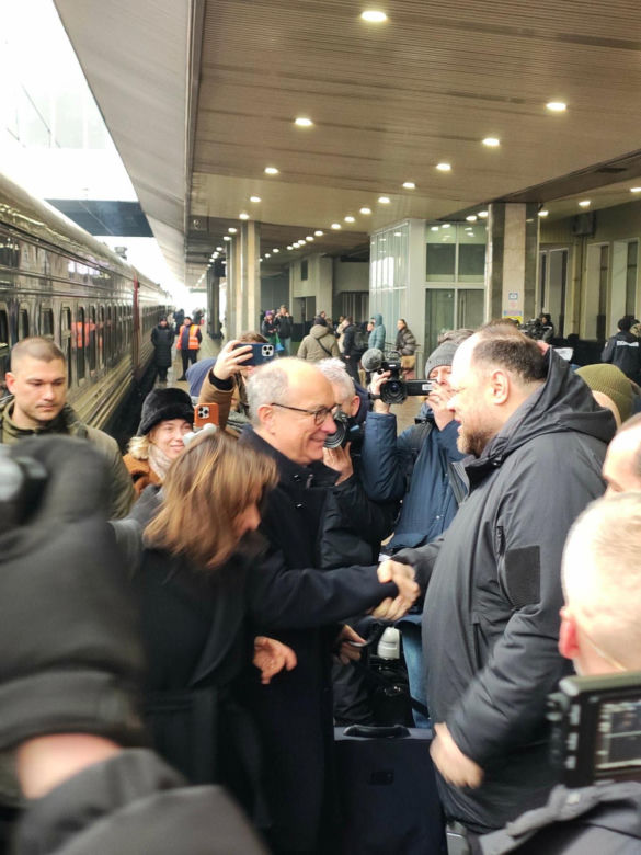 Szef Rady Najwyższej Ukrainy wita marszałka