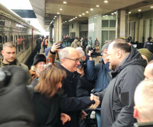 Szef Rady Najwyższej Ukrainy wita marszałka