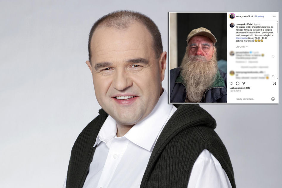 Tak się zmienił Cezary Żak. Wygląda jak bezdomny