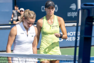Maja Chwalińska i Magda Linette