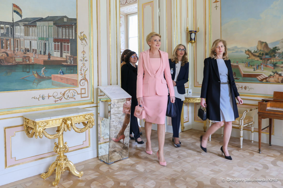 Agata Duda na spotkaniu z pierwszą damą Włoch