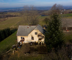Pożar w Stryszowie. W środku dwa ciała. Mogło to być morderstwo.