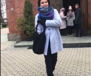 M jak miłość. Marysia (Małgorzata Pieńkowska) na chrzcinach bliźniaczek