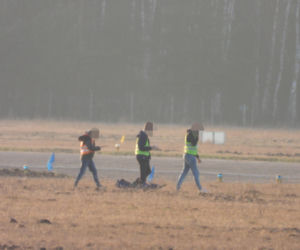 Samolot zarył w ziemię! Niebezpieczny incydent na warszawskim lotnisku