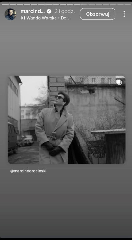 Marcin Dorociński zagra legendę polskiego kina. Teraz odtworzył jego słynną sesję zdjęciową. Internauci wprost: "Ależ podobieństwo!"