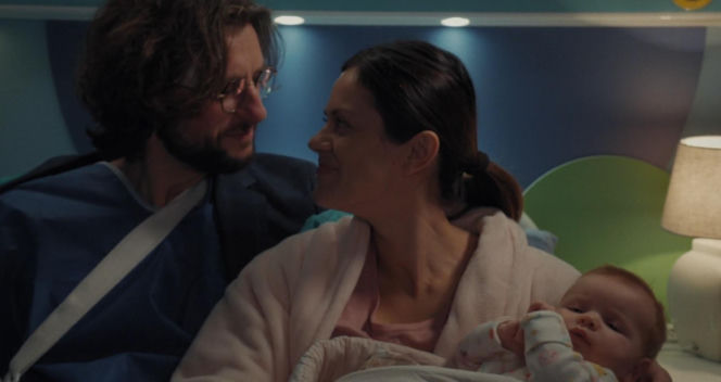 M jak miłość odc. 1915. Kasia (Paulina Lasota), Mariusz (Mateusz Mosiewicz), córka Zosia