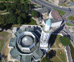 Widok na kościół św. Rocha