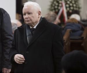 Jarosław Kaczyński na pogrzebie pierwszego naczelnego Gazety Polskiej