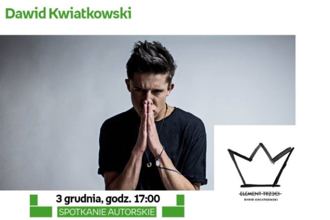 Dawid Kwiatkowski w warszawskim empiku