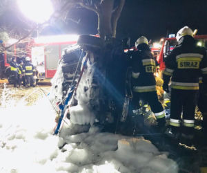 Groźny wypadek pod Oleśnicą