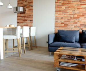Salon z kuchnią