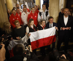 Kacper Tomasiak, Władimir Semirunnij i inni na spotkaniu u Ministra Sportu