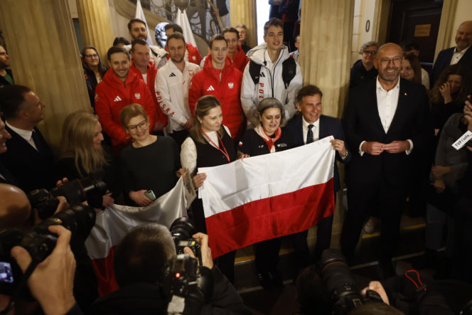 Kacper Tomasiak, Władimir Semirunnij i inni na spotkaniu u Ministra Sportu