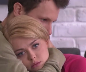 Pierwsza miłość odc. 2096. Jowita (Joanna Opozda), Radek (Mateusz Banasiuk)