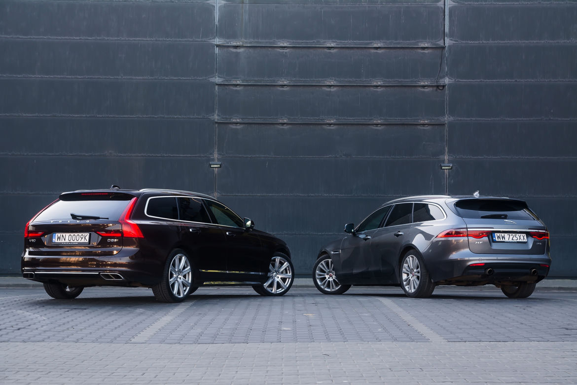 Jaguar XF Sportbrake vs. Volvo V90