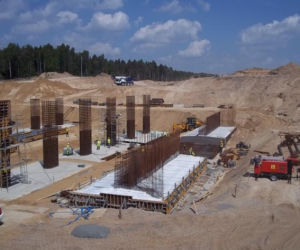 Postęp prac, odcinek A - widok z góry