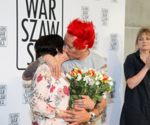Michał Wiśniewski z mamą