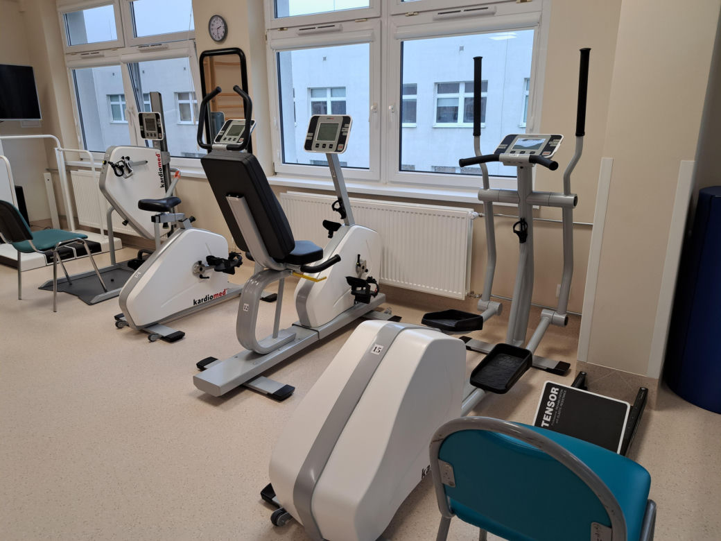 Remont Ośrodka Rehabilitacji i pokaz użycia egzoszkieletu - Szpital im. św. Łukasza w Tarnowie