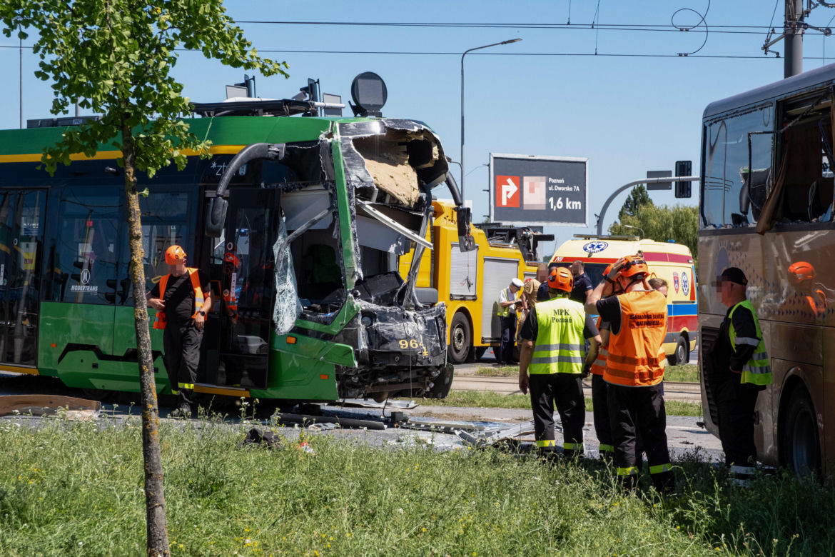 Poważny wypadek na Naramowicach