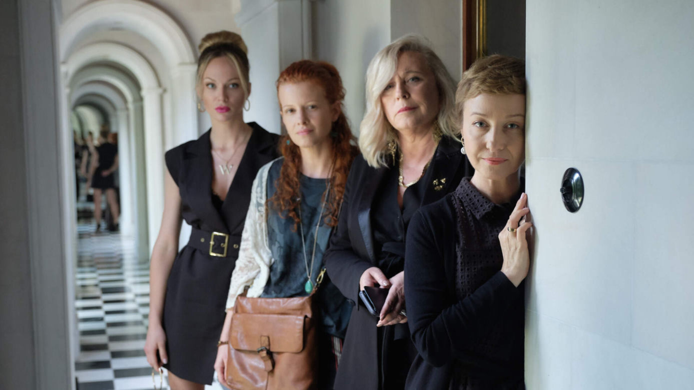 Królestwo kobiet. Wera (Aleksandra Adamska), Olga (Karolina Gruszka), Gabi (Gabriela Muskała), Ineza (Krystyna Janda)
