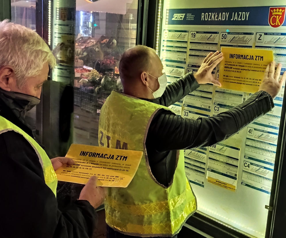 Cmentarze zamknięte. W Kielcach zmiany w organizacji ruchu i w komunikacji miejskiej