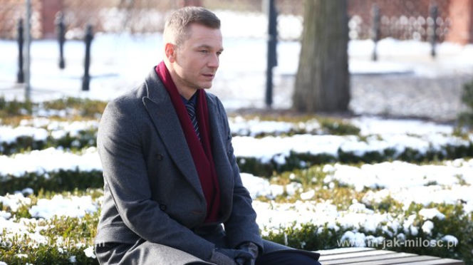 M jak miłość odc. 1136. Andrzej Budzyński (Krystian Wieczorek)
