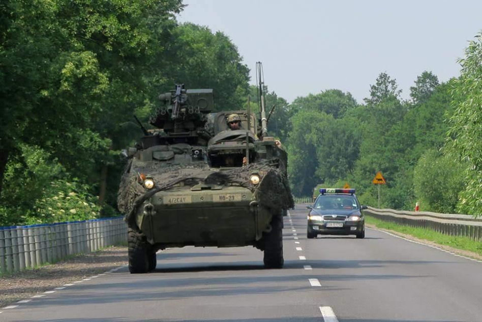 Wozy Stryker w Polsce