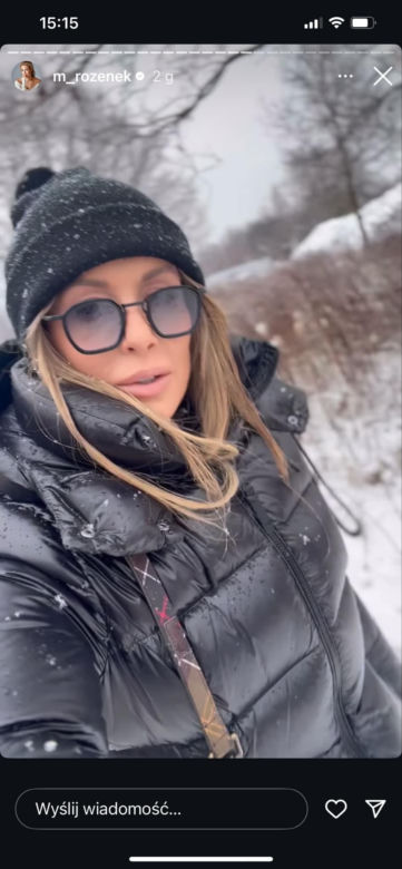  Małgorzata Rozenek-Majdan dokazuje z Radkiem i synkiem w śniegu. Piękna rodzinka!