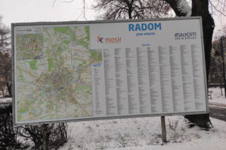 Przy ul. Traugutta pojawił się nowy plan miasta [FOTO]