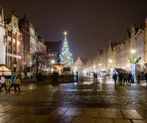 Sylwester 2020. Gdańsk opustoszał! Fontanna Neptuna [ZDJĘCIA]
