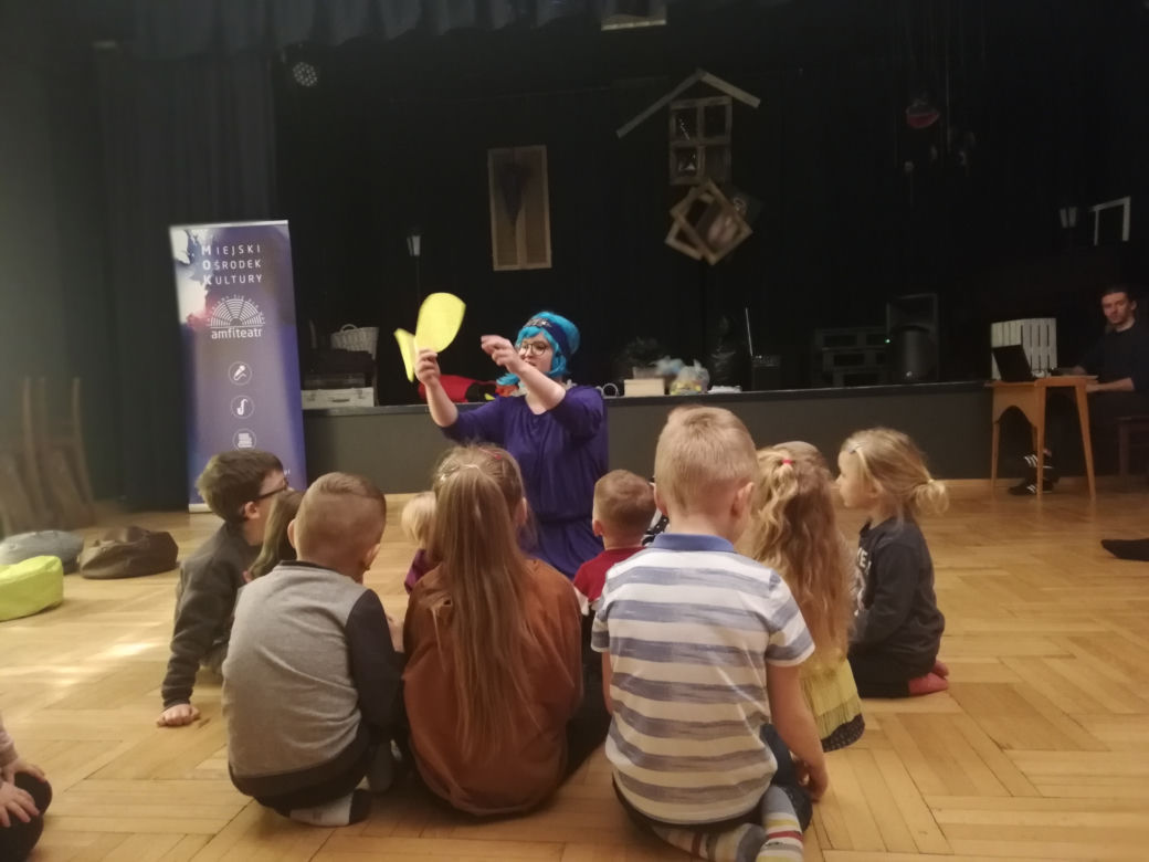 Złota rybka spełniała dziecięce marzenia w Kuźni Artystycznej.