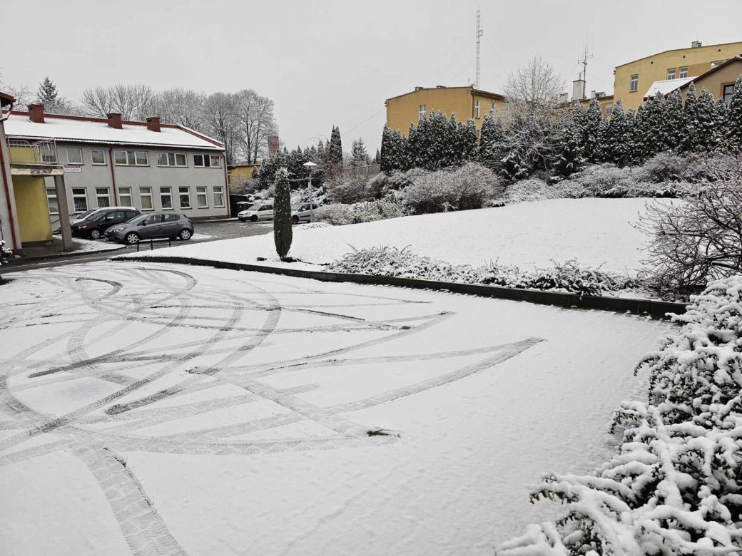 Śnieg spadł na święta. 