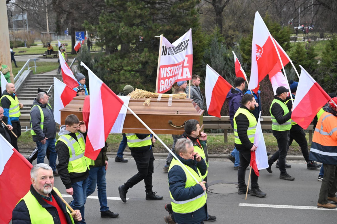 Wrocław. Protest rolników.