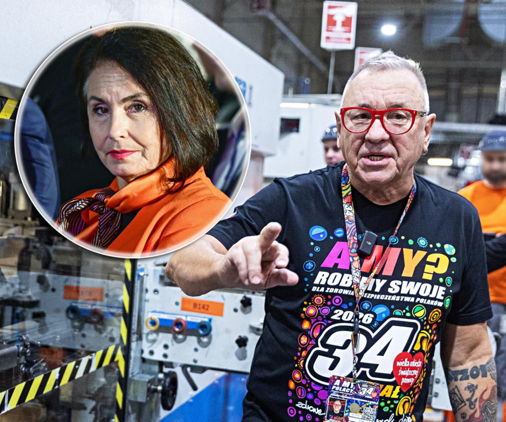 Agnieszka Wojciechowska van Heukelom i Jerzy Owsiak/WOŚP