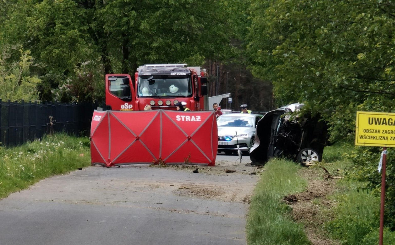 Tragiczny wypadek w Wólce Kobylewskiej, zginął 34-latek